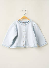 Veste casual fermeture boutonnée sur le devant bleu LILI GAUFRETTE fille