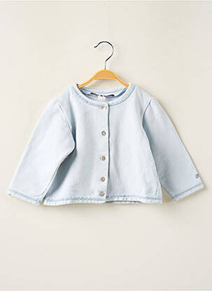 Veste casual fermeture boutonnée sur le devant bleu LILI GAUFRETTE fille