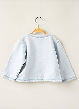 Veste casual fermeture boutonnée sur le devant bleu LILI GAUFRETTE fille