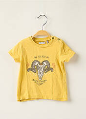 T-shirt jaune IKKS pour garçon seconde vue