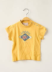 T-shirt jaune LIBERTO pour garçon seconde vue
