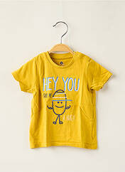 T-shirt jaune Z pour garçon seconde vue