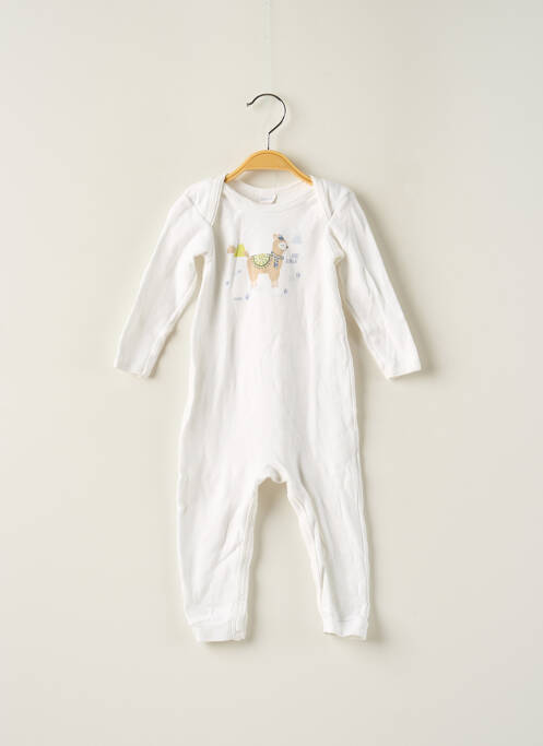Combi-pantalon manches longues manches longues blanc ABSORBA garcon