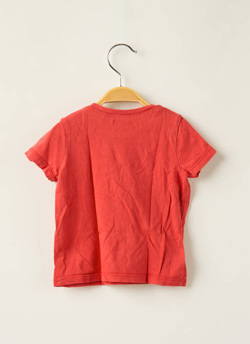 T-shirt stretch manches courtes rouge IKKS garcon