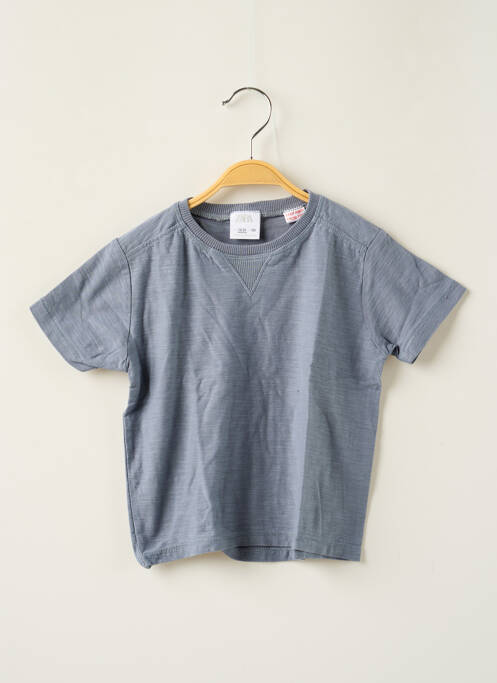 T-shirt stretch manches courtes gris ZARA garcon