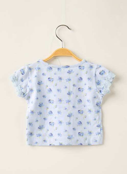 T-shirt bleu LILI GAUFRETTE pour fille
