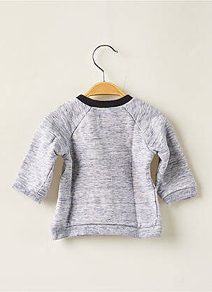 Sweat-shirt stretch manches longues gris IKKS garçon