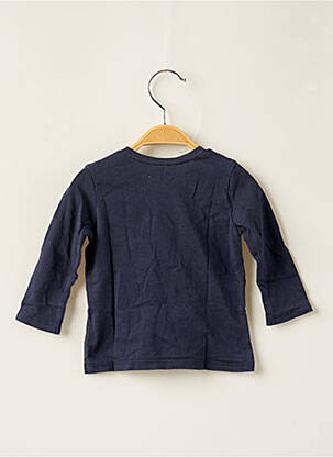 T-shirt manches longues manches longues bleu IKKS garçon