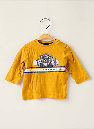 T-shirt manches longues manches longues jaune 3 POMMES garçon