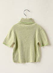 Pull vert LILI GAUFRETTE pour fille seconde vue