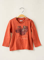 T-shirt orange IKKS pour garçon seconde vue