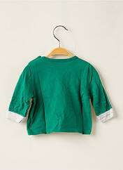 T-shirt vert PETIT BATEAU pour garçon seconde vue