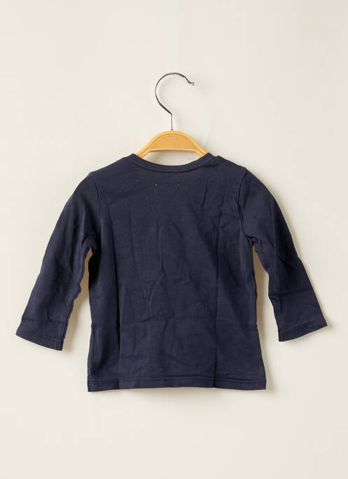 T-shirt manches longues manches longues bleu IKKS garcon