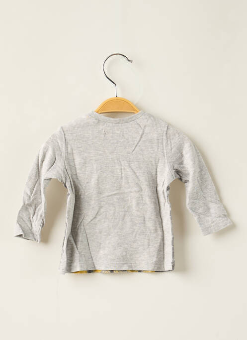 T-shirt manches longues manches longues gris IKKS garcon