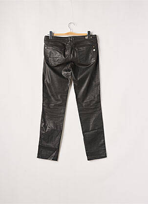 Pantalon slim taille normale taille normale marron purple and pink femme