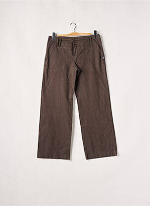 Pantalon droit taille normale taille normale marron IKKS homme