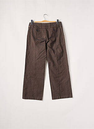 Pantalon droit taille normale taille normale marron IKKS homme