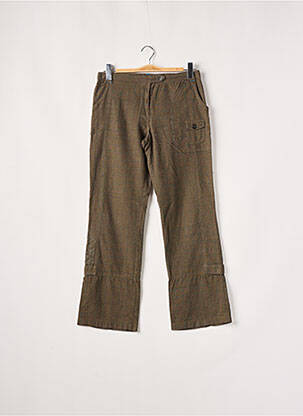 Pantalon chino tissage popeline taille normale marron MISS CAPTAIN femme
