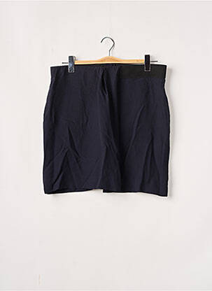 Jupe courte taille élastique bleu IKKS femme