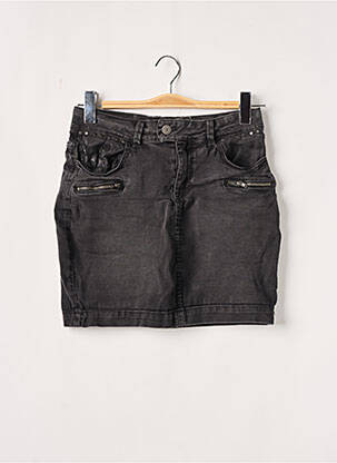 Jupe courte poches gris NOISY MAY femme