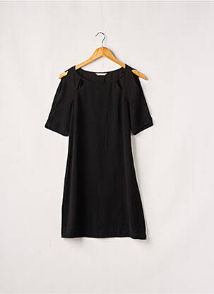 Robe mi-longue manches 3/4 manches 3/4 noir PROMOD femme