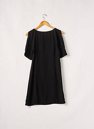 Robe mi-longue coupe fluide manches 3/4 noir PROMOD femme
