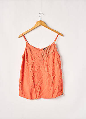 Top stretch sans manche orange BONOBO femme