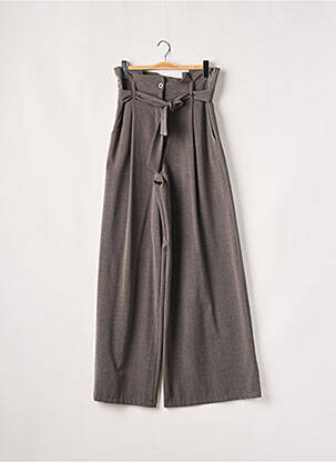 Pantalon large gris ARTIGLI pour femme