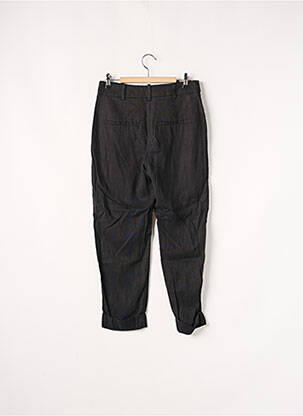 Pantalon chino fermeture zippée sous rabat boutonné taille normale noir PROMOD femme