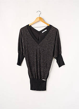 Top stretch manches courtes noir LIU JO femme