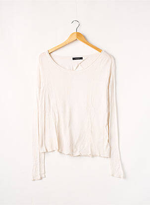 Top stretch manches longues beige VILA femme