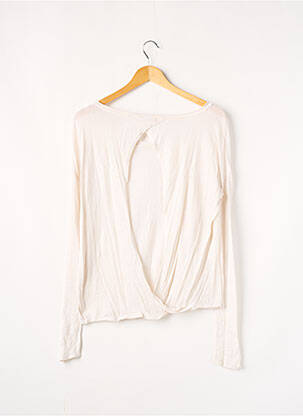 Top stretch manches longues beige VILA femme