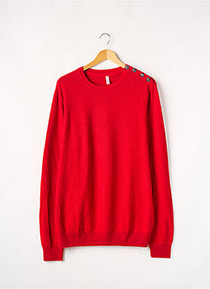 Pull rouge KARIBAN pour homme