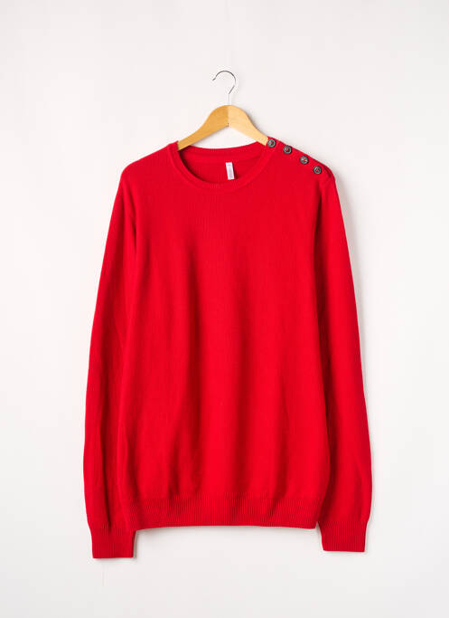 Pull rouge KARIBAN pour homme