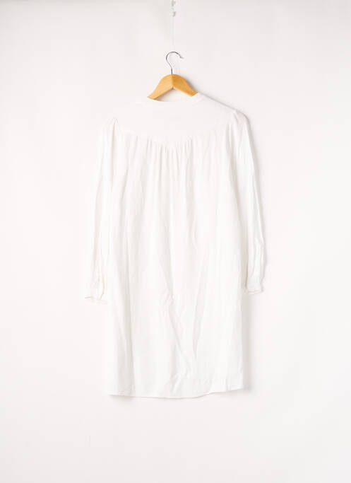 Robe mi-longue blanc SEE U SOON pour femme