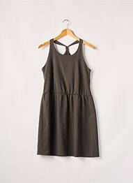 Robe mi-longue sans manche sans manche vert ETAM femme