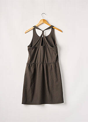 Robe mi-longue sans manche sans manche vert ETAM femme