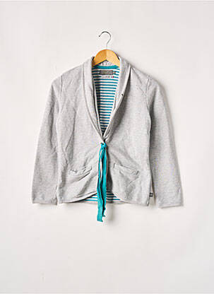 Blazer stretch gris LE TEMPS DES CERISES fille