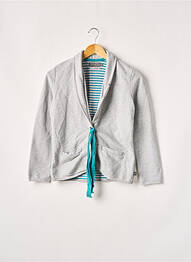 Blazer stretch gris LE TEMPS DES CERISES fille