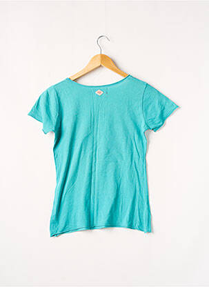 T-shirt stretch manches courtes bleu LE TEMPS DES CERISES femme