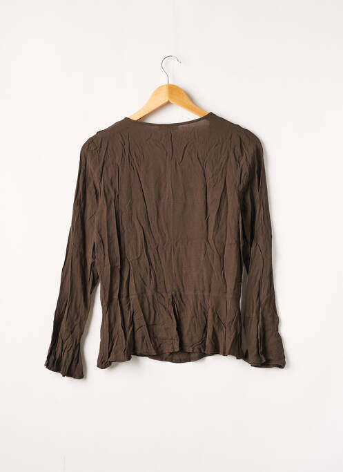 Blouse marron LADY BLUSH pour femme