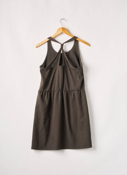 Robe mi-longue vert ETAM pour femme