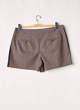 Short fermeture zippée sous rabat avec crochet taille normale rouge KOOKAI femme