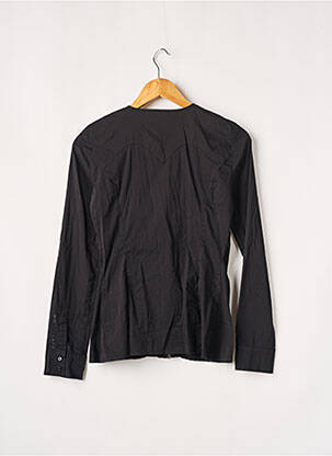 Chemisier coupe cintrée manches longues noir GUESS femme