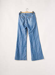 Pantalon flare bleu CINDY.H pour femme seconde vue