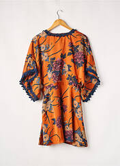 Robe mi-longue orange AMENAPIH pour femme seconde vue