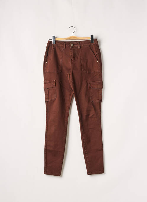 Pantalon cargo marron CREAM pour femme