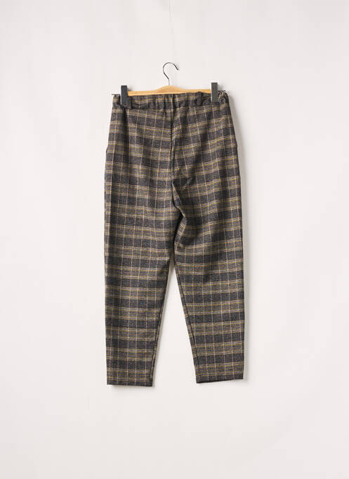 Pantalon droit gris SANS MARQUE pour femme