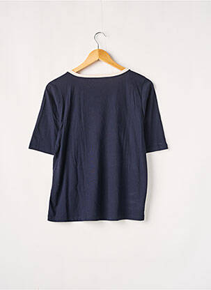 T-shirt sérigraphie floquée manches courtes bleu BA&SH femme