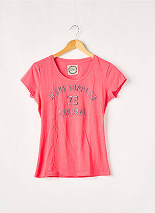 T-shirt rose KAPORAL pour femme